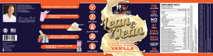Lean and Clean Vanilla Label